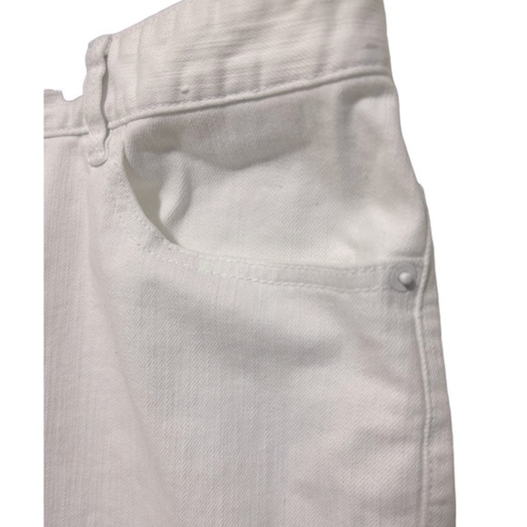 Host Pick NORTHERN Reflections Town Mid Rise White Denim Jeans Pants Siez 18P - Picture 3 of 12